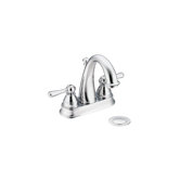Kingsley Two Handle Centerset High Arc Bathroom Faucet