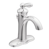 Brantford Single Handle Centerset Low Arc Bathroom Faucet