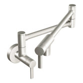 Pot Filler Two-Handle Kitchen Faucet