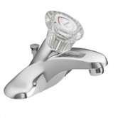 Chateau Single Hole Bathroom Faucet with Single Knob Handle