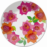 Rose Round Platter