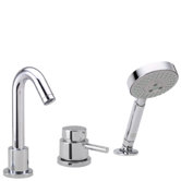 Talis S Single Handle Dual Function Roman Tub Faucet and Hand Shower