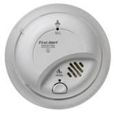 Combination Smoke and Carbon Monoxide Alarm with Battery Backup