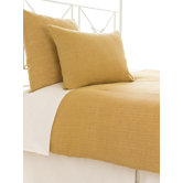 Chambray Linen Duvet Cover and Sham in Flax