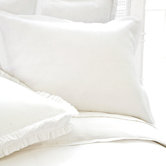 Linen White Duvet Cover and Shams in White