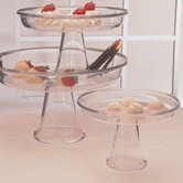 Grainware Serving Necessities Pedestal Plate (Set of 3)