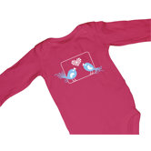Love Birds Bodysuit with Long Sleeve