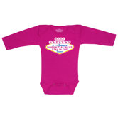 Vegas Fuchsia Bodysuit with Long Sleeve