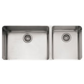 Kubus 38" Stainless Steel Double Bowl Kitchen Sink
