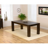 Madrid Solid Oak Dark Dining Table