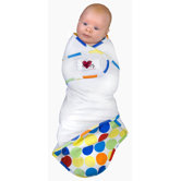 Snug and Tug Swaddle Blanket, Caribbean Blue - Preemie