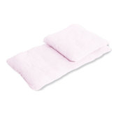 2-tlg. Bettzeug "Vichy-Karo" in Rosa