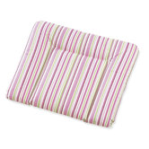 Supersoft-Wickelauflage in Rosa / Gr&uuml;n mit Streifen