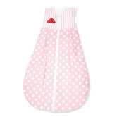 90cm Sommer-Kugelschlafsack "Gl&uuml;ckspilz" in Rosa