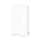 Kleiderschrank 2-t&uuml;rig "Jil" in Wei&szlig;