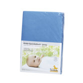 Spannbetttuch in Blau