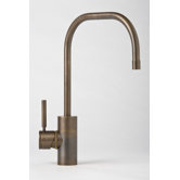 Fulton One Handle Single Hole Kitchen Faucet with Built-In Diverter and Lever Handle