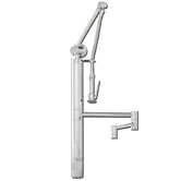 Hunley Gantry 18" One Handle Single Hole Pot Filler Faucet with Pre-Rinse Spray