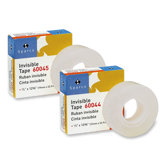Invisible Tape, 1" Core, 1/2"x1296", Transparent