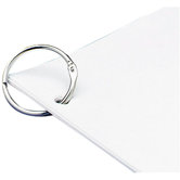 Book Ring, Variuos Diameters, Silver