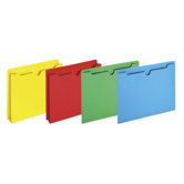 File Jacket, Letter Size, 11 Pt, Reinforced Tabs, 2" Expandable, 50 per Box