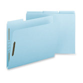 Pressboard Fastener Folder, Legal, 25/BX, Light Blue