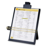Easel Document Holders, Adjustable, 10-3/8"x2-1/4"x12-1/2", BK