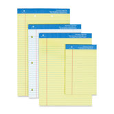 Perforated Legal Pad, 50 Sheets, 8-1/2"x11-3/4", White