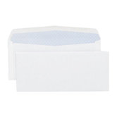 Box Envelopes, Security Tint, No. 10, 4-1/8"x9-1/2", 40/BX, White