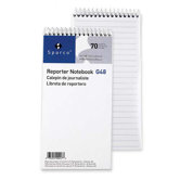 Sparco Reporter's Notebook, White, Dozen