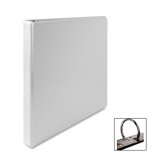 Round Ring View Binder, 1/2"Capacity, 11"x8-1/2", White