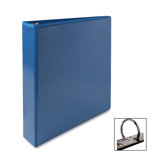 Round Ring View Binder, 1-1/2"Capacity, 11"x8-1/2", Light Blue