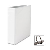 Locking D-Ring View Binder, 2 "Capacity,11"x8-1/2", White