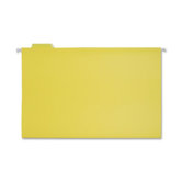 Hanging Folder, 1/5 Tab Cut, Legal, 25 per Box, Yellow