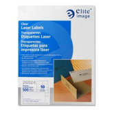 Mailing Address Labels, Laser, Clear, 2"x4-1/4", 500 per Pack