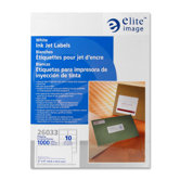 Inkjet Labels, Permanent Adhesive, White, 2"x4", 1000 per Pack