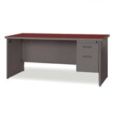 Durable Single Pedestal Computer Desk