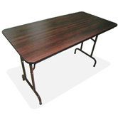 30" x 60" Laminate Economy Folding Tables, Mahogany