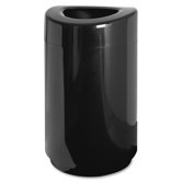 Curved Top Waste Receptacle