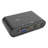 Compucessory Two-port USB KVM Switch, Silver