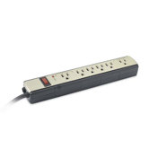 6-Outlet Network Surge Protector, Silver