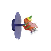 Wandspot "Airplane" in Bunt