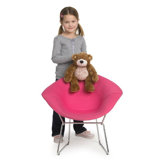 Kid Diamond Chair with Full Cover by Harry Bertoia