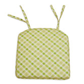Chit Chat Cotton S-Backed Pleated Foam Seat Cushion
