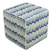 See Saw Cotton Cube Ottoman