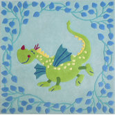 Fairy Tale Dragon Kids Rug