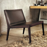 Frith Leather Slipper Chair