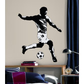 Soccer Player Peel and Stick Wall Decal