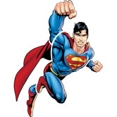 Licensed Designs Superman Day Of Doom Peel and Stick Giant Wall Decal