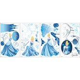 Disney Princess Cinderella Glamour Peel and Stick Wall Decals